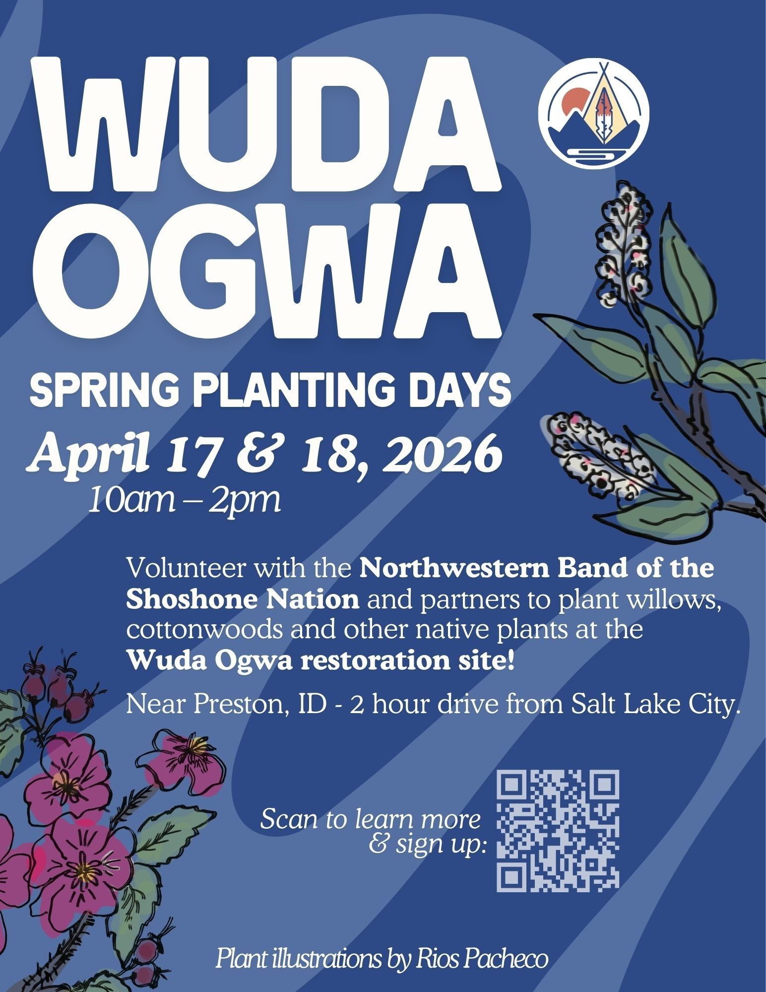 FRIENDS of Great Salt Lake - 4/17 & 18: Volunteer for Spring Tree Planting at Wuda Ogwa