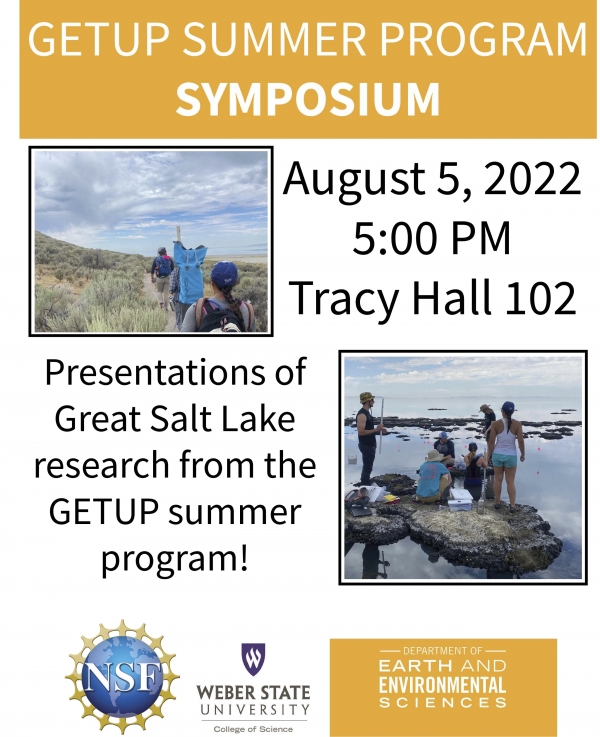 8/5 @ Weber State: GETUP Summer Program Symposium