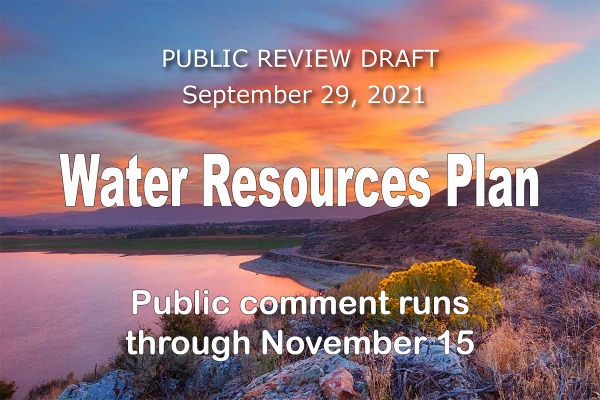 Public comment sought for new Water Resources Plan