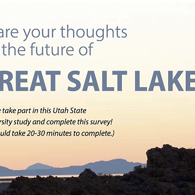 Open through 1/31: USU's Survey on the Future of Great Salt Lake
